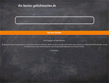 Tablet Screenshot of die-besten-gedichteseiten.de